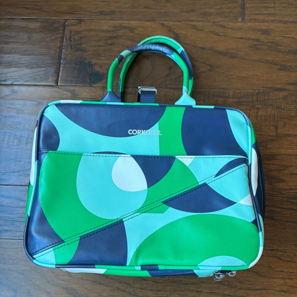 Corkcicle Baldwin Boxer Twist‎ Lunchbox Green Blue